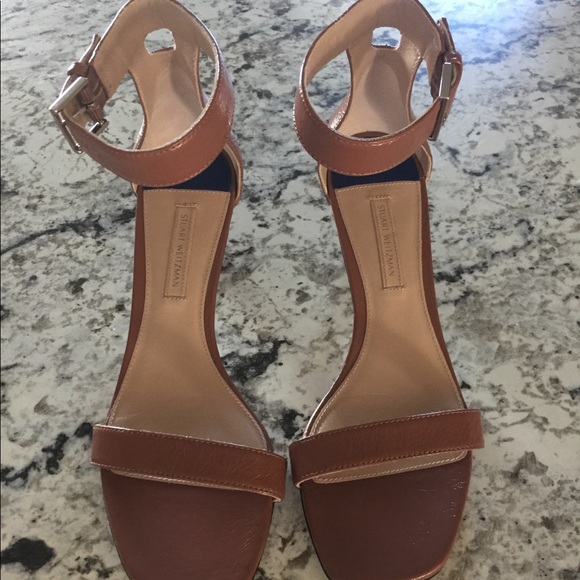 NWOT Stuart Weitzman Sandle Pumps Taupe 6 - Picture 2 of 7